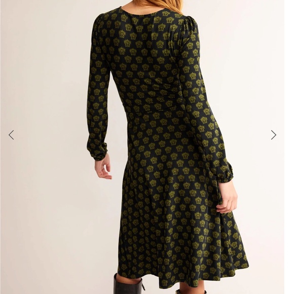 NWT Boden Women's Camille Jersey Midi Dress Size 8 - Picture 3 of 4